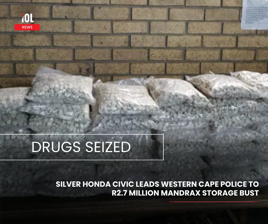 IOL's tweet image. A 45-year-old suspect has been arrested following a massive drug bust in Bellville, where mandrax tablets with an estimated street value of R2.7 million were confiscated.
#news #suspect #arrested #drug #bust #mandrax #tablets
Read on tinyurl.com/46jnzykr
