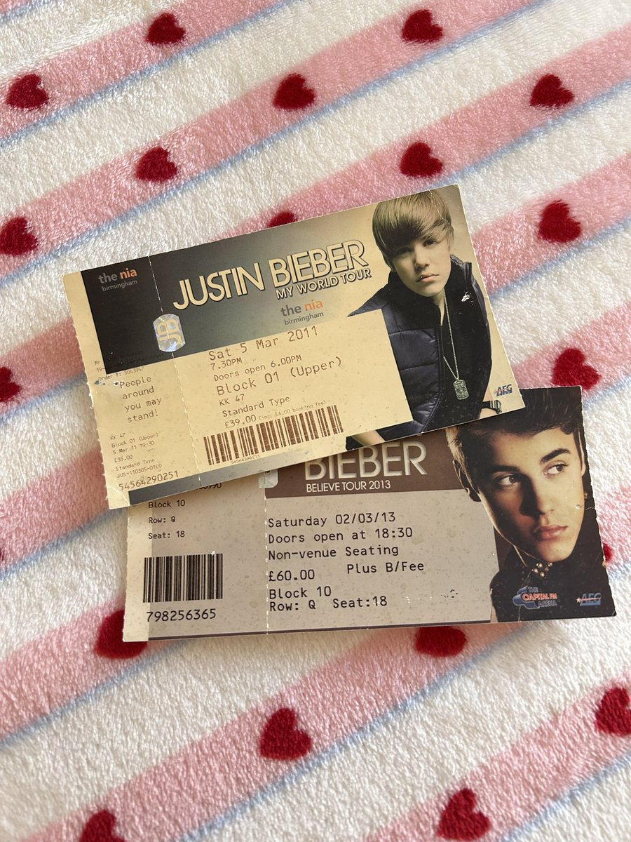 hayleywhispers's tweet photo. I’m sorry but if you didn’t see Justin for £39 in 2011, don’t be getting in my Ticketmaster queue for the next tour https://t.co/fUOhheb2qT