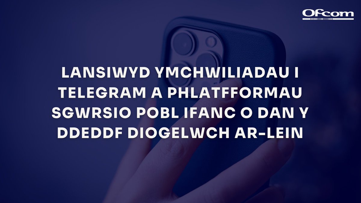 Ofcom Cymraeg tweet media