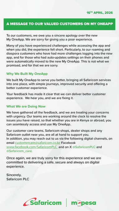 wildkenyan's tweet photo. Can i sue Safaricom for Automatically updating my Mpesa App To Oneapp?
They illegally did this without my consent and my settings were not allowed,
And the same thing they use to give our info to DCI so we're abducted and all that.
@SafaricomPLC Are u ready for a lawsuite
??? https://t.co/KtGsdc2acM