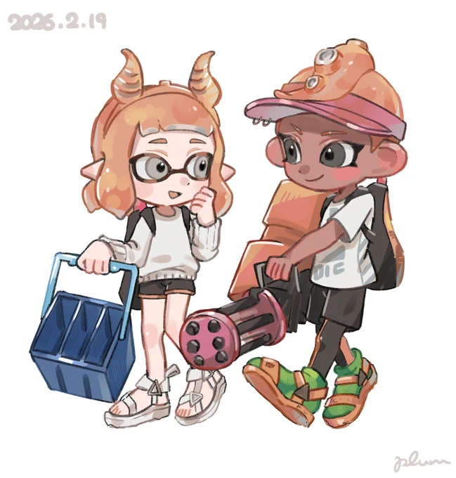 ものすごく前のゲリラ参加型に来てくださってありがとうございましたの絵