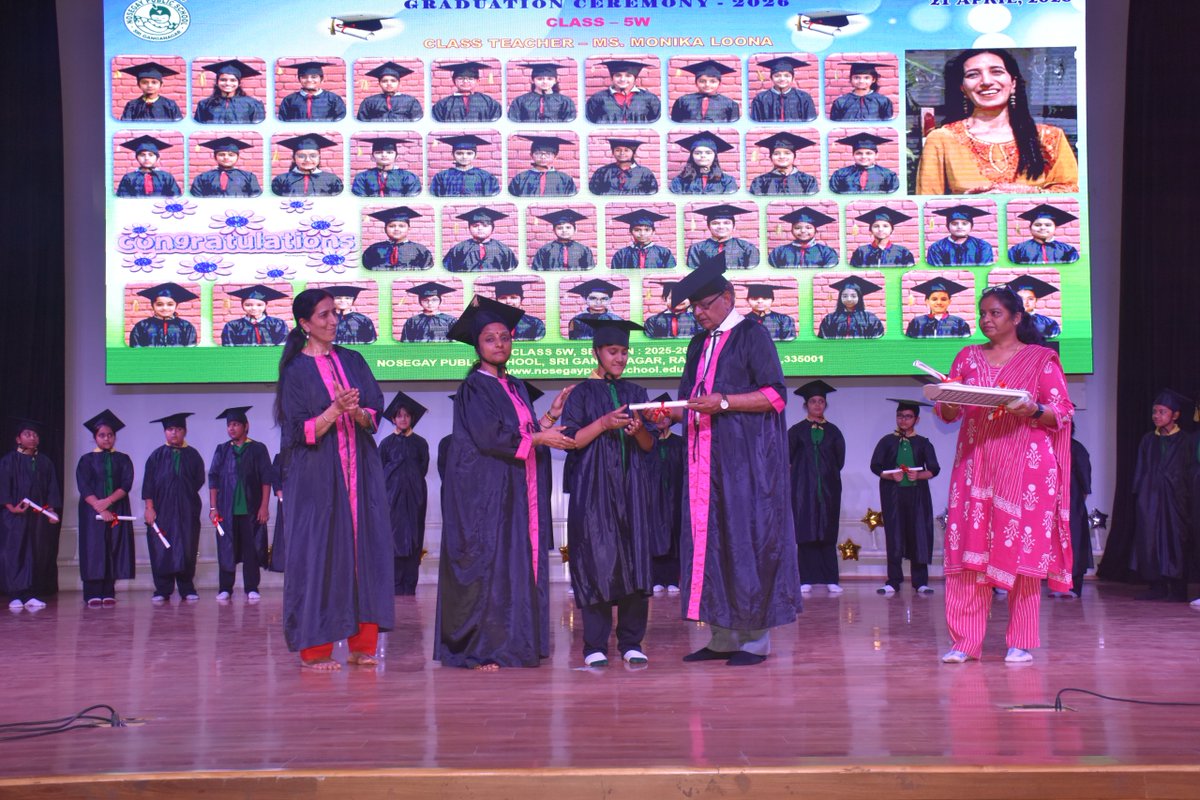 NosegaySchool's tweet image. 🎓 Graduation Ceremony – Class V to VI 🎉

#GraduationDay #ClassOf2026 #ProudMoment #SchoolMemories #NewBeginnings #AchievementUnlocked #FutureReady #CeremonyVibes #StudentSuccess #MilestoneMoment #NosegayPublicSchool #CBSE #AcademicExcellence #DreamBig #CelebrateSuccess