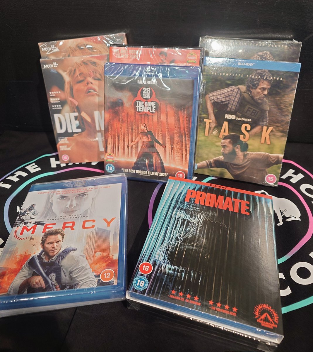 hmvTaunton's tweet image. Plenty of new releases for your entertainment this week, 28 Years Later: The Bone Temple, Primate, Task season 1, Mercy, Die My Love and loads more!

#hmv #hmvLovesFilm #NewRelease #NewFilms #VisualDelights