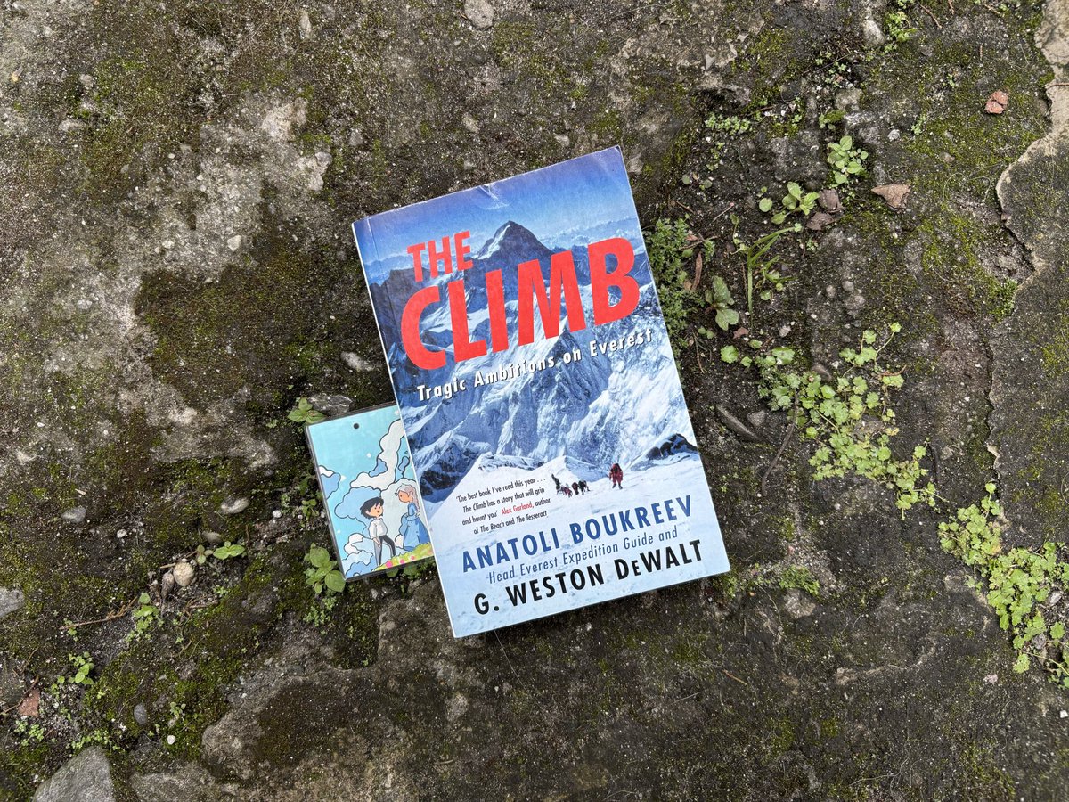 RobinaRai's tweet photo. My April read 🌼- The Climb by Anatoli Boukreev and G. Weston DeWalt #everydayreadingwithrobina #seriesofbookmark #seriesofbookmarks #mytimeinmangan https://t.co/AY2svhR8AY