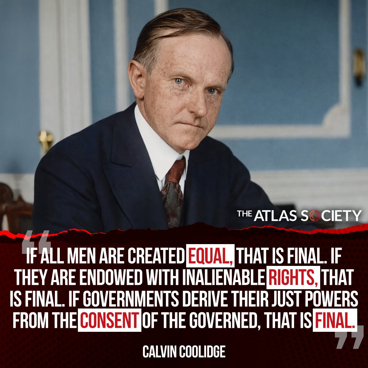 TheAtlasSociety's tweet photo. Rights are not granted—they are recognized, or they are violated. https://t.co/PKSD603jM4
