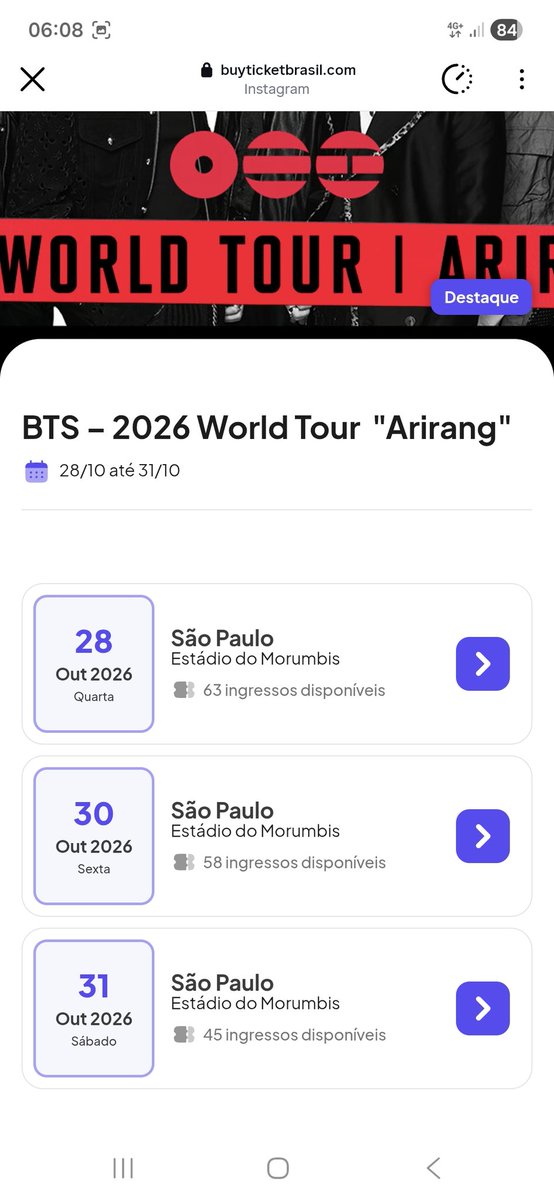 lui 𔓘 QUER INGRESSO PRA VER O BTS tweet media
