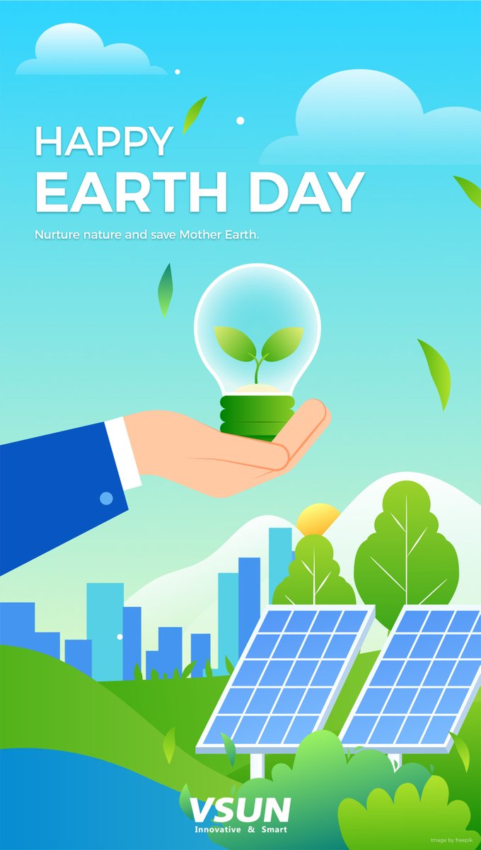 vsun_solar's tweet image. This Earth Day, we celebrate the power of clean energy to shape a better future.

VSUN SOLAR is committed to advancing solar solutions that create lasting value — for people, for industry, and for the planet.

#EarthDay #VSUNSOLAR #EnergyTransition #CleanEnergy #SustainableFuture
