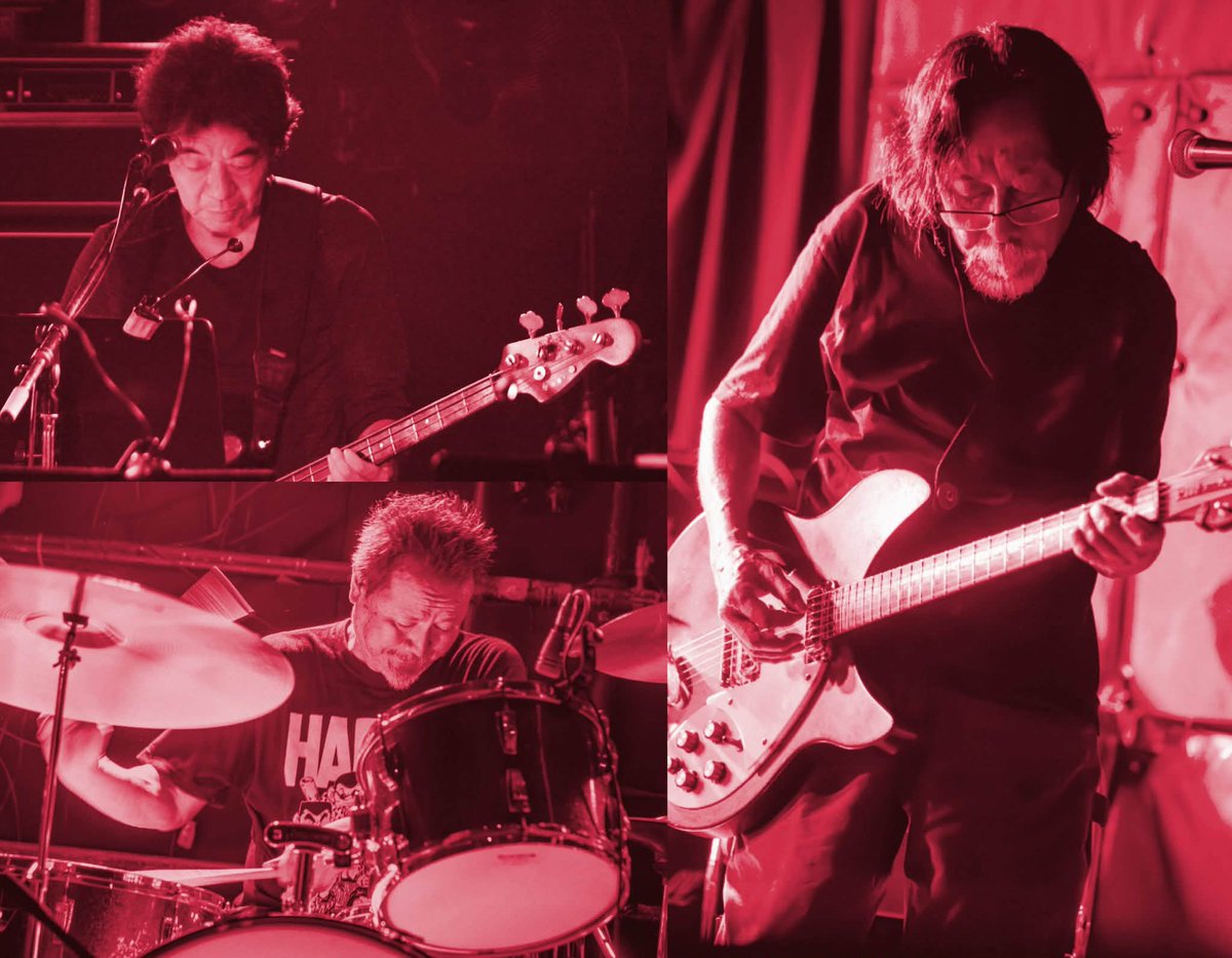 teleeater's tweet photo. 新宿ロフト50周年記念イベントDRIVE from 89s 4月30日に出演するホンノマジカナハルは、東京ロッカーズの中心バンドのひとつミラーズのヒゴヒロシと、フリクションの初代ギタリストだったラピスが結成したバンド。ゲストにヤマジカズヒデを迎えて、どんなサウンドが飛び出すか楽しみ過ぎる。 https://t.co/XRFJIXs6Gl