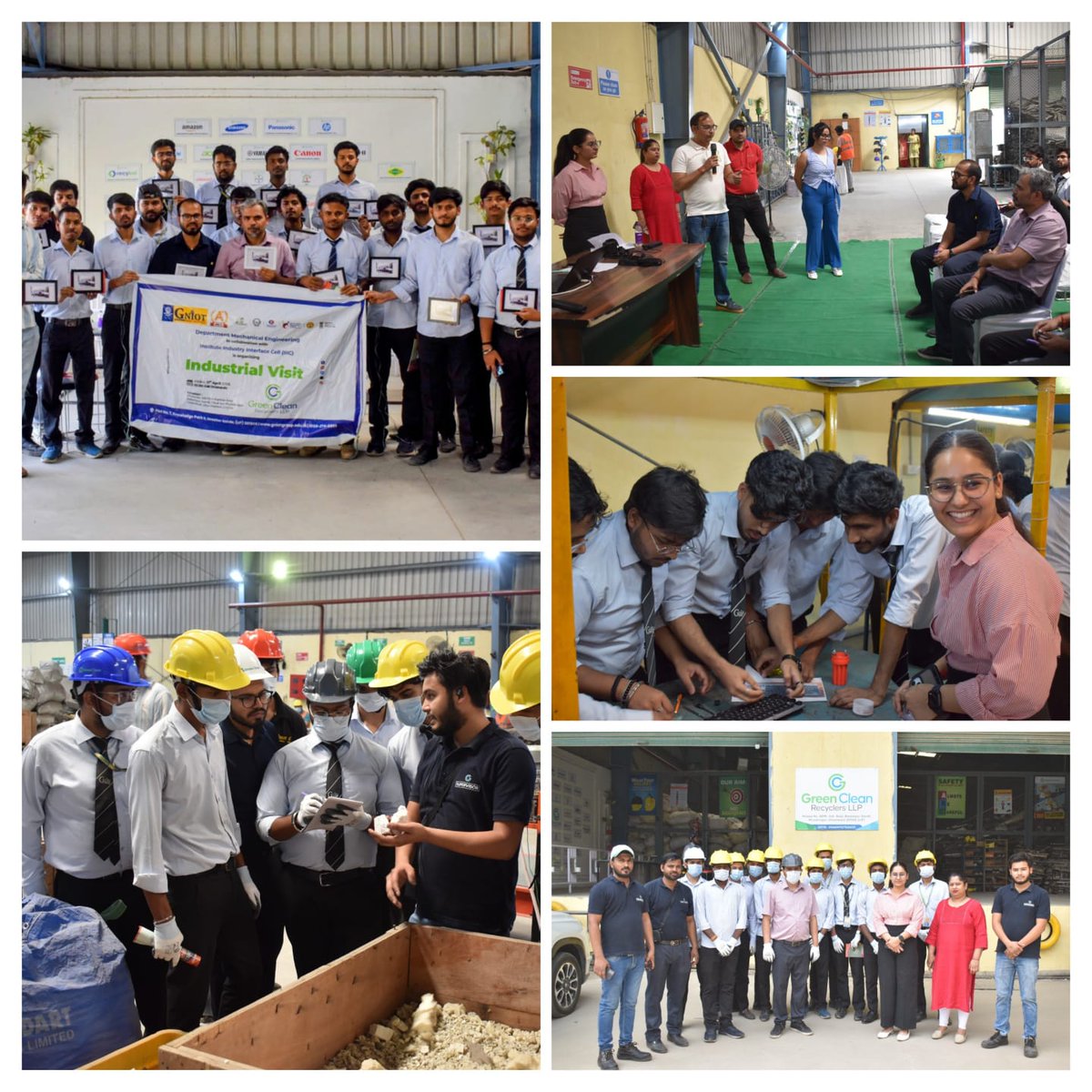 GNIOTCollege's tweet image. Mechanical Engineering students from GNIOT explored sustainability during an industrial visit to Green Clean Recycles gaining real world insights into recycling processes and green technology
 #IndustrialVisit #MechanicalEngineering #GNIOT #Sustainability #GreenTechnology