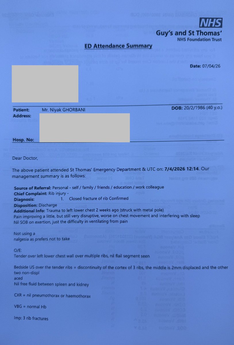 GhorbaniiNiyak's tweet image. I told @Ed_Miliband ; about three weeks ago that a supporter of the IRGC broke my ribs outside the Prime Minister’s office. Just imagine a supporter!!! What would a member of the IRGC do? When Labour Party politicians have no answer for you, they start scratching their heads out