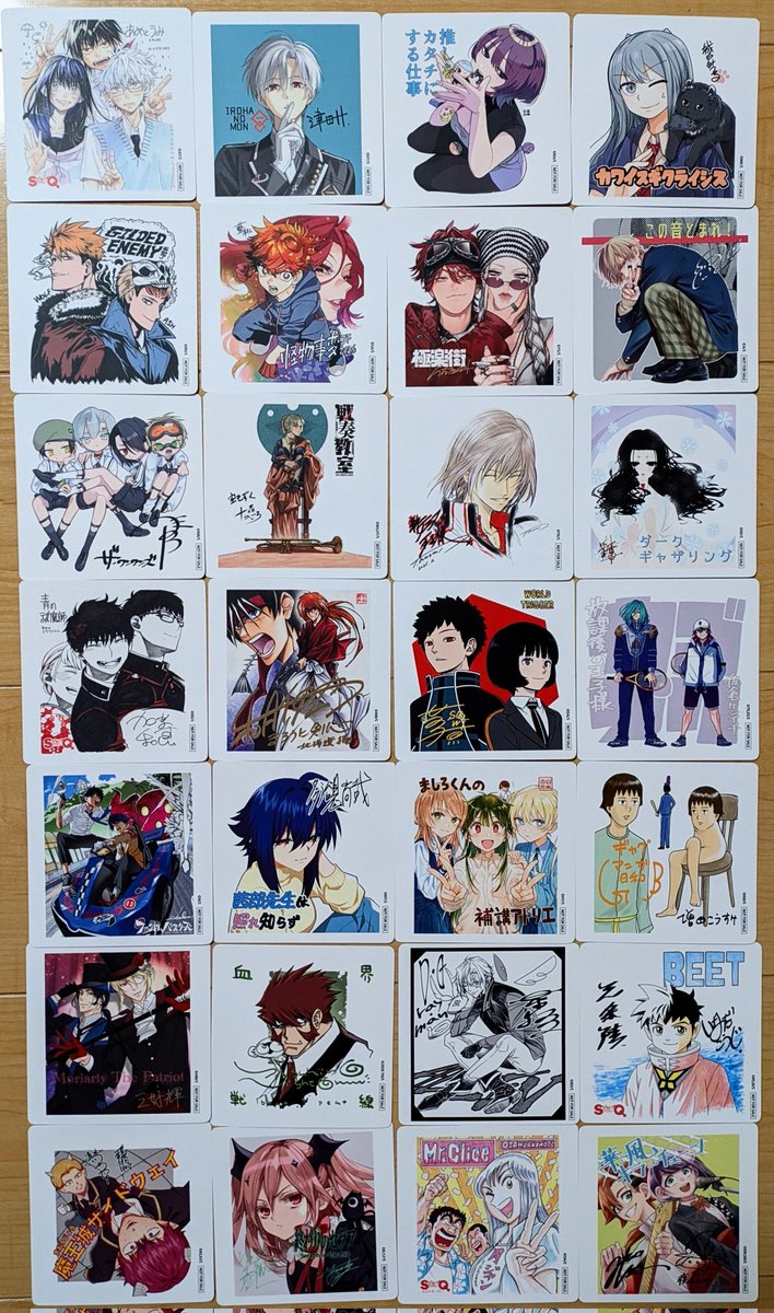 セ*読様 ジャンプフェスタ2026描き下ろし色紙イラストコースター28種セット ジャンプSQジャンプフェスタ2026描き下ろし色紙イラストコースター28種