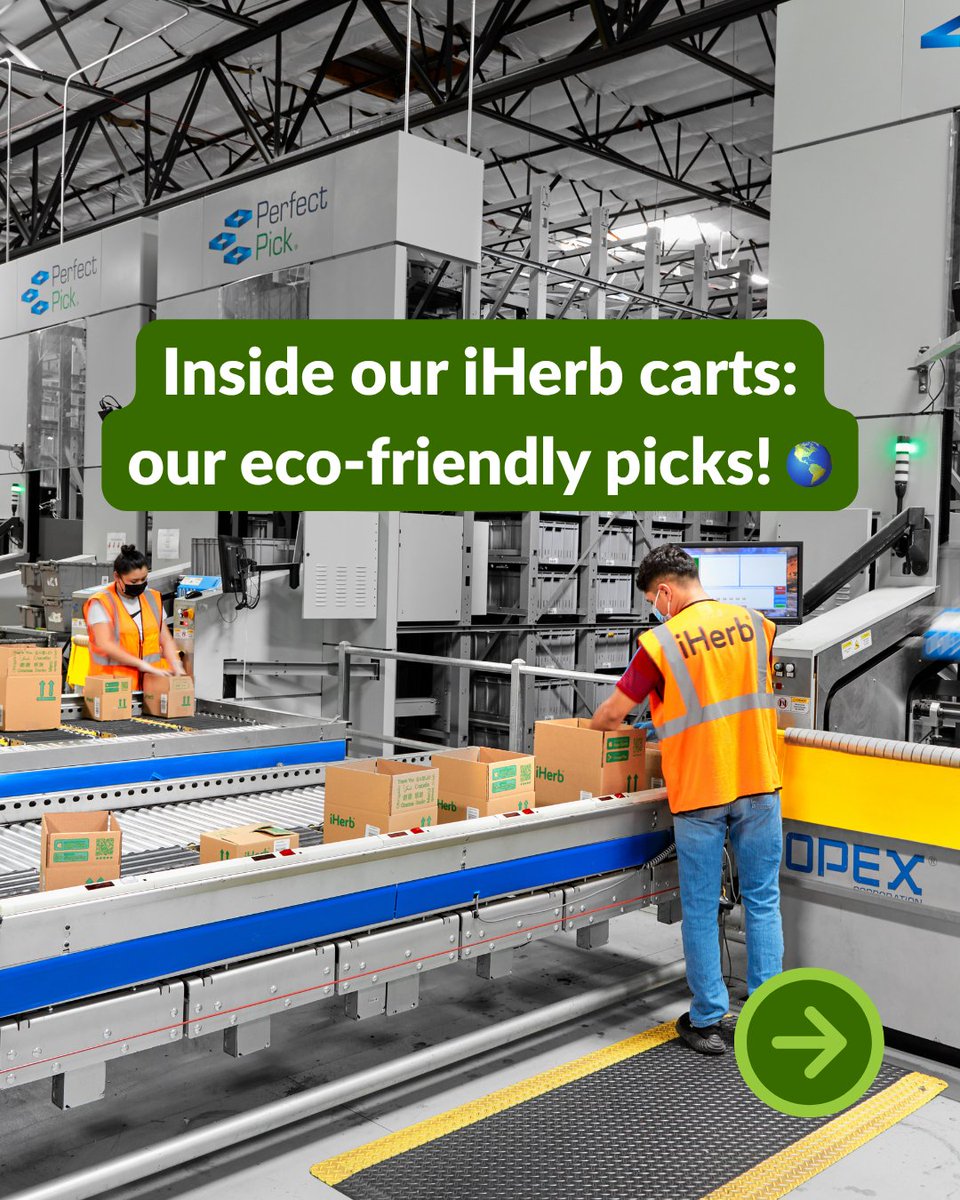 iHerb's tweet image. We asked our employees to show off their favorite planet-friendly finds. 🧵 Swipe through to see the team’s top picks for a more sustainable routine.

Shipped fresh to 180+ countries. 📦✈️

#iHerb #EarthDay #Sustainability #EcoFriendly