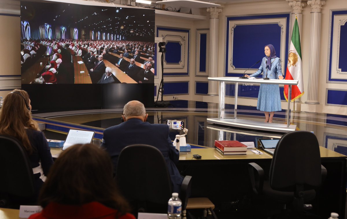 Maryam Rajavi tweet media