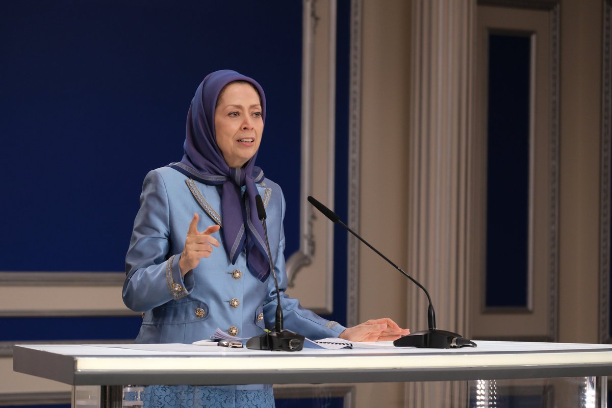 Maryam Rajavi tweet media
