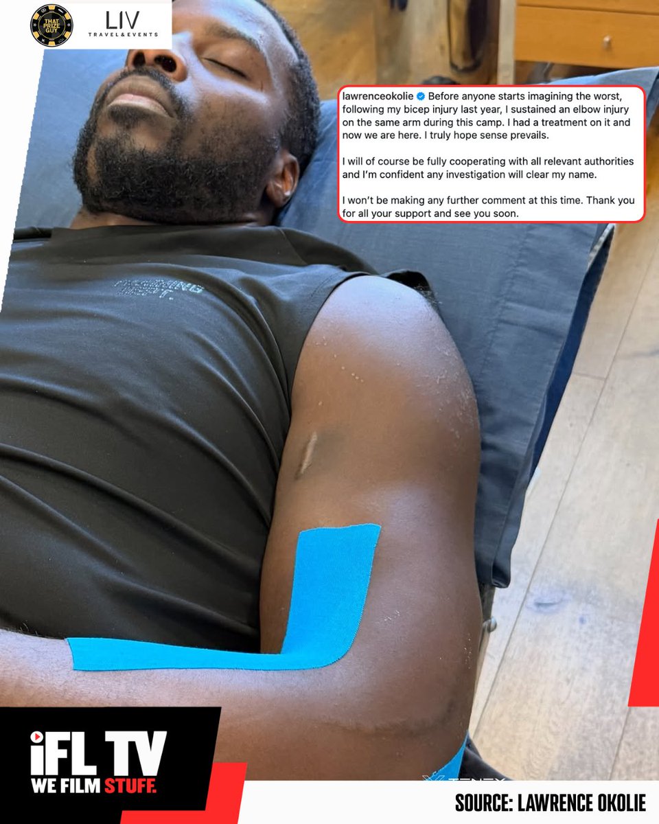 IFLTV's tweet image. Lawrence Okolie has released this statement after it was revealed that he has returned an adverse finding following an anti-doping test by VADA 📝

#LawrenceOkolie | #BoxingNews