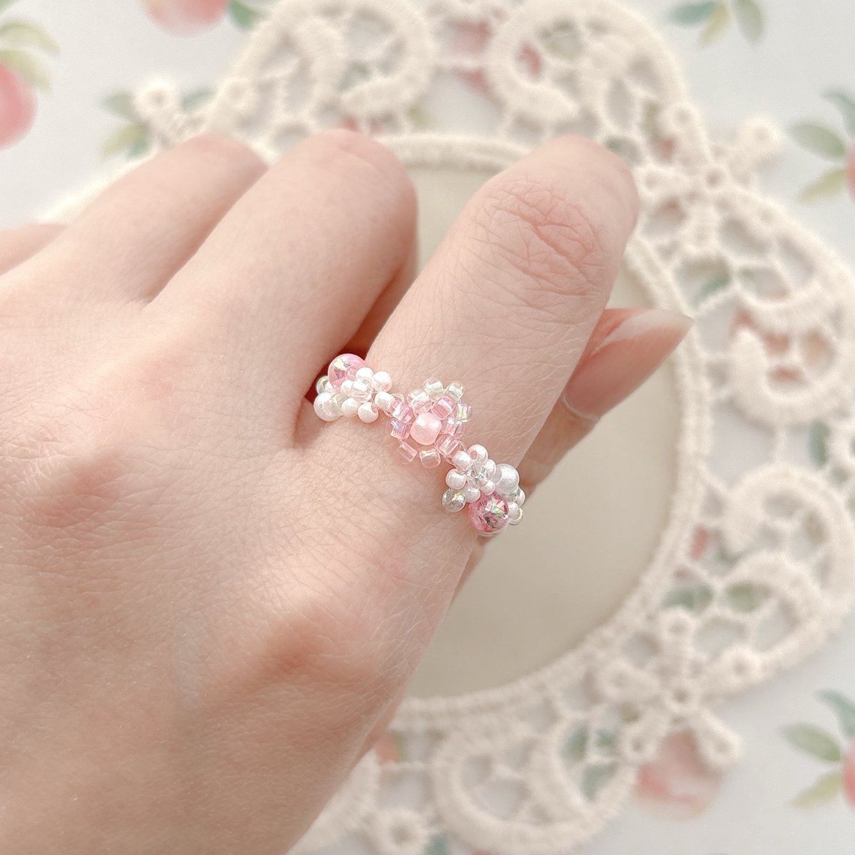 n_a_m_u_76's tweet image. seaglass × peach🍑🫧

pink🩷×green💚

#Namu #handmade #beads #seaglass #ハンドメイド #ハンドメイドアクセサリー #シーグラス #韓国アクセサリー #フラワービーズ #桃 #peach