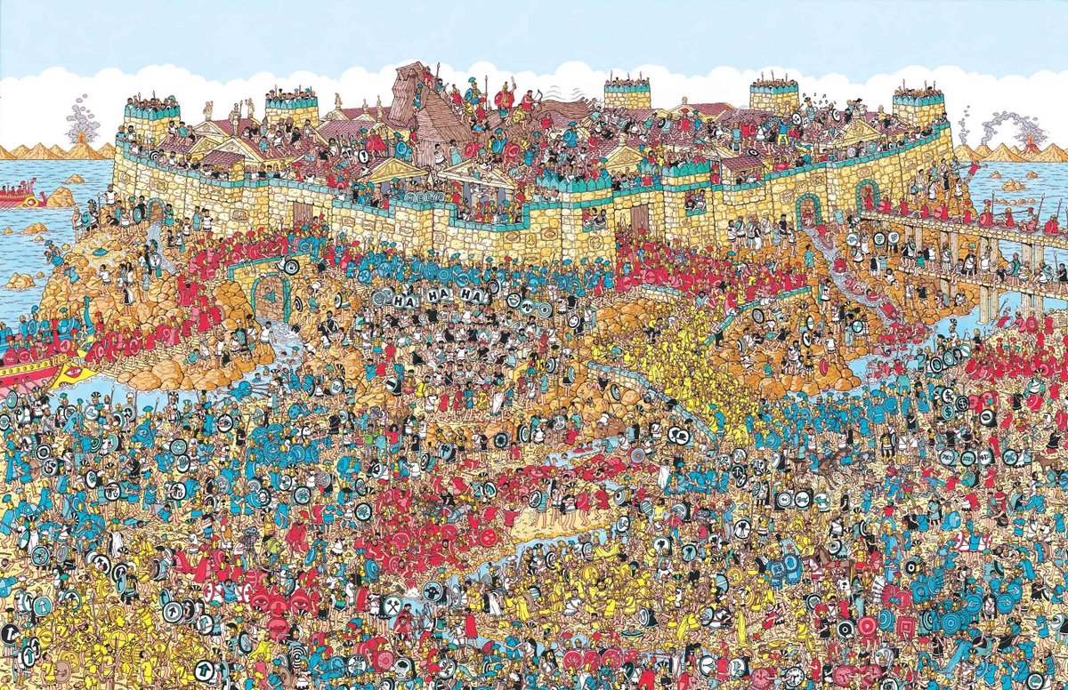 xaabdide's tweet image. شما یادتون نمیاد، یه سری کتاب بود به نام «#والدو_کجاست»

#WheresWaldo
#مرگ_بر_جمهوری_اسلامی
*Credits: Martin Handford