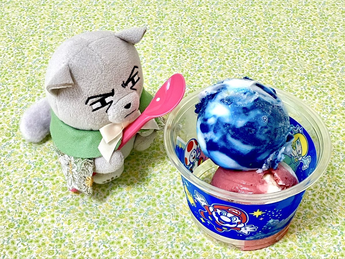 今日のおうちおやつ🧁ｻｰﾃｨｰﾜﾝ ｱｲｽｸﾘｰﾑ