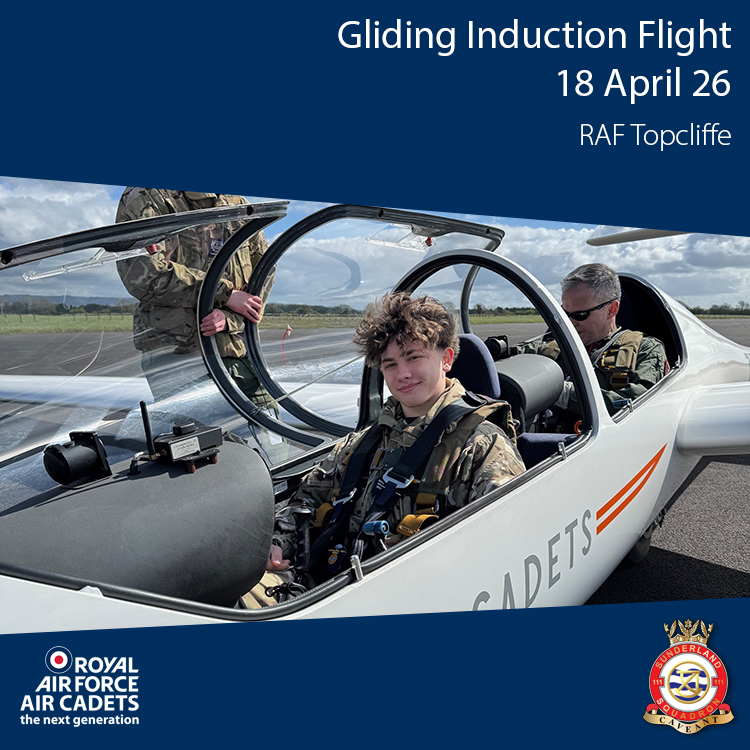 111SquadronATC's tweet photo. In addition to last week's Air Experience Flying, we were lucky enough to have 4 cadets complete their Gliding Induction Flight at RAF Topcliffe.

With 2 exhilarating winch launches each, they were able to feels the effects of the aircraft controls, soaring above North Yorkshire! https://t.co/mTUfSeWrAz