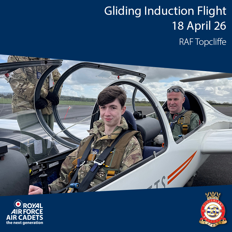 111SquadronATC's tweet photo. In addition to last week's Air Experience Flying, we were lucky enough to have 4 cadets complete their Gliding Induction Flight at RAF Topcliffe.

With 2 exhilarating winch launches each, they were able to feels the effects of the aircraft controls, soaring above North Yorkshire! https://t.co/mTUfSeWrAz