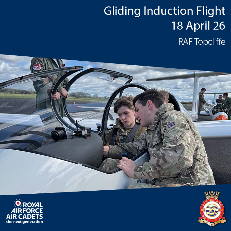 111SquadronATC's tweet photo. In addition to last week's Air Experience Flying, we were lucky enough to have 4 cadets complete their Gliding Induction Flight at RAF Topcliffe.

With 2 exhilarating winch launches each, they were able to feels the effects of the aircraft controls, soaring above North Yorkshire! https://t.co/mTUfSeWrAz