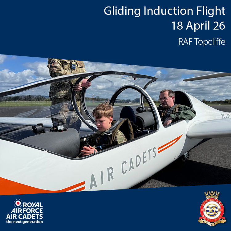 111SquadronATC's tweet photo. In addition to last week's Air Experience Flying, we were lucky enough to have 4 cadets complete their Gliding Induction Flight at RAF Topcliffe.

With 2 exhilarating winch launches each, they were able to feels the effects of the aircraft controls, soaring above North Yorkshire! https://t.co/mTUfSeWrAz