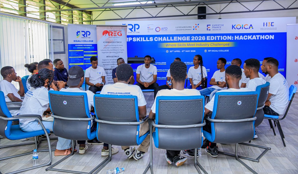 RwandaPolytec's tweet image. A glimpse into the #RPSkillsChallenge
The @RwandaPolytec  Skills Challenge 2026 Edition - #Hackathon is now in its core phase, and the energy is building.
Teams are working closely with industry partners- sharing ideas, asking questions and getting ready to test concepts, and
