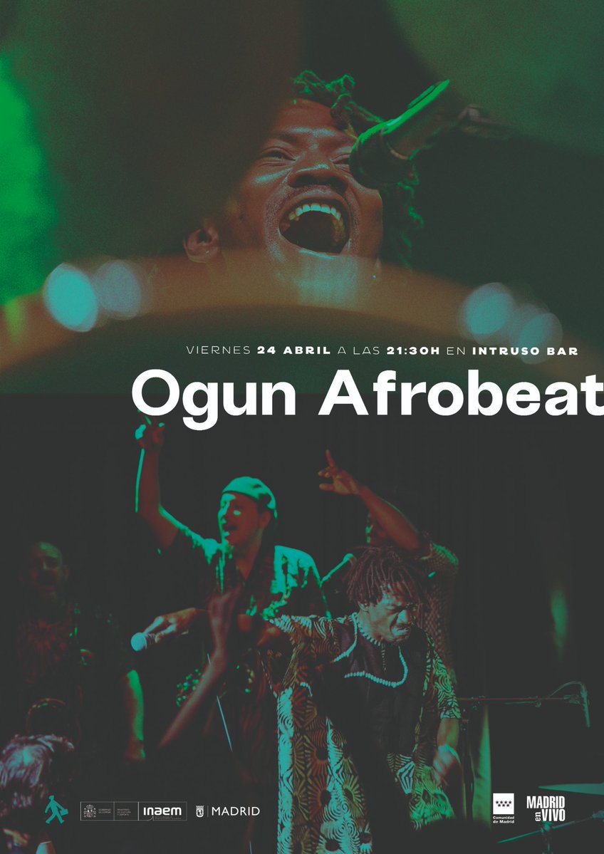 pablohramos13's tweet image. ¡Vuelve la fiesta de @ogu!

Este viernes 24 El Intruso  será 🔥🔥🔥🔥

¡No te quedes sin tu entrada! 👇🏾👇🏾

giglon.com/todos?idEvent=…

#ogunafrobeat #party #funk #afro #madrid