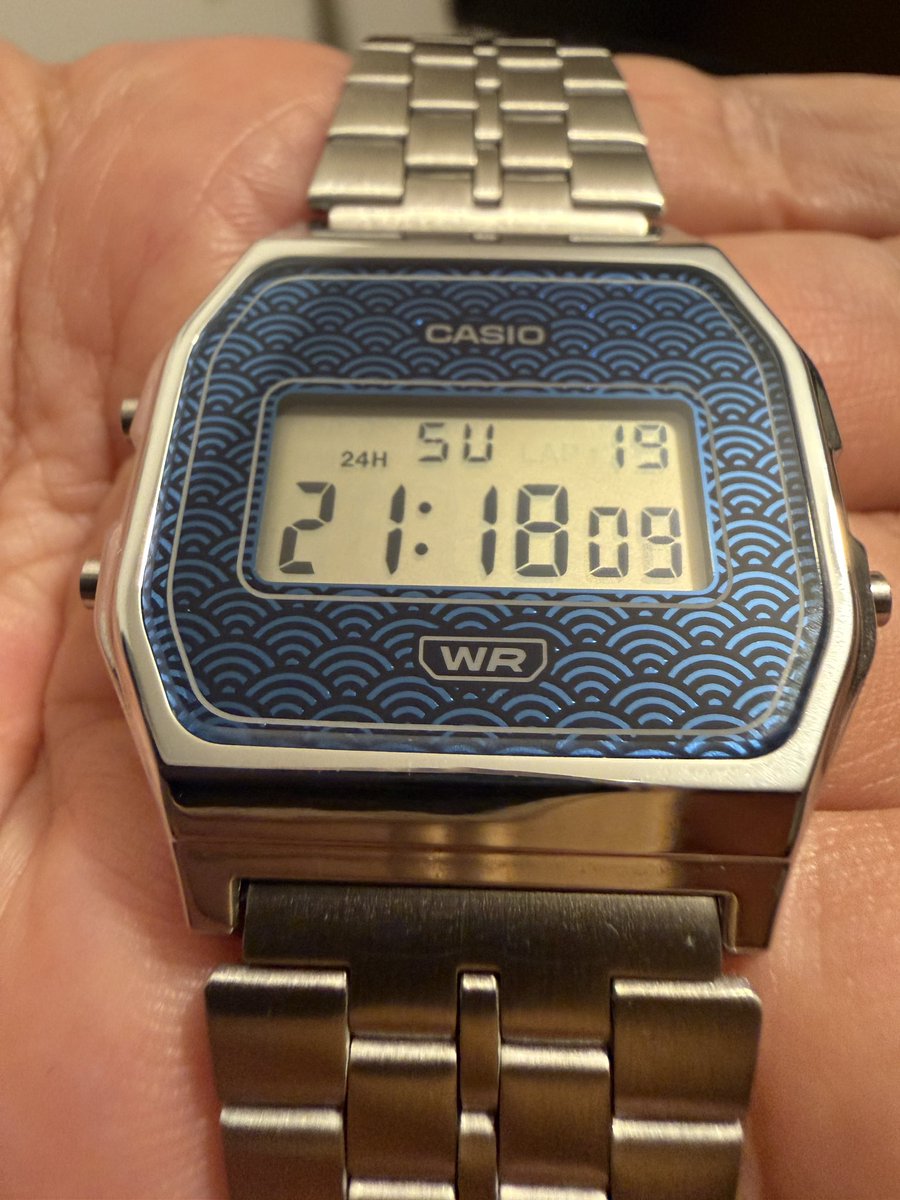 taka_JRS's tweet image. 「青海波」模様が美しい😍
#casiocollection #青海波 #casio