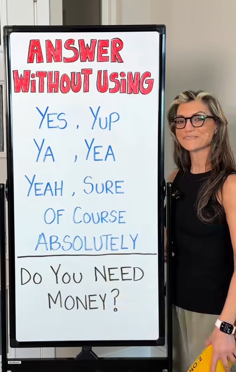 You can’t say YES… so now what? 

Let’s see who’s actually smart here