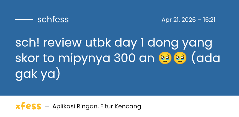 Schoolfess tweet media