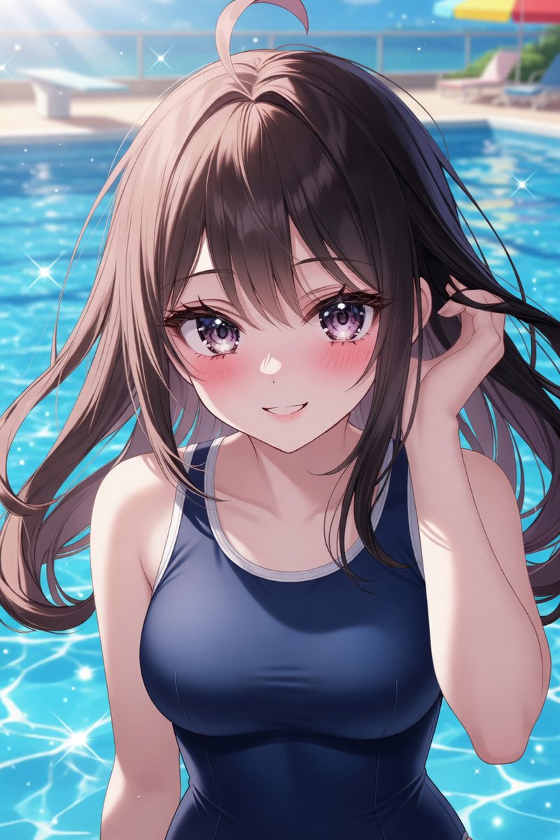海の画廊「華　音」 火曜日になりました✨ #火曜スク水Lover のお時間です🌊 今回の副題は