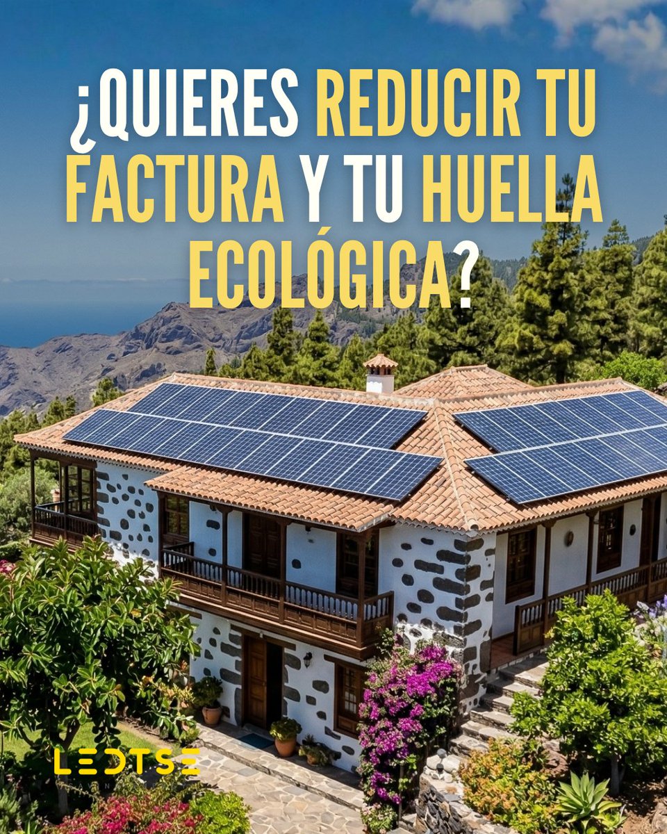 ledtse's tweet photo. ☀️ La transición hacia la energía fotovoltaica ha dejado de ser una opción solamente de sostenibilidad para convertirse también en una decisión de gestión financiera.

👉  Solicita tu estudio personalizado gratis en https://t.co/w8fcily3dO https://t.co/DoE8Ja7xdB