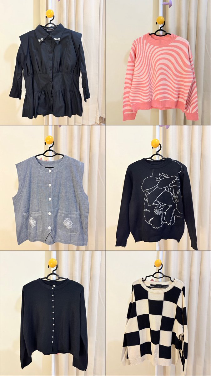 tunacado0o's tweet photo. akuu mau sale preloved akuu 50k/item kecuali pink 70k 👋🏻👋🏻👋🏻 take all 305k aja! 😍❤️
bisa oyeenn, ayoo larisin dagangankuu dijamin good condi 90% all item hihi ☝🏻🙂‍↔️☝🏻 https://t.co/JKlkTA1AeO