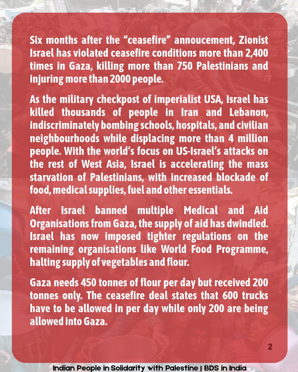 Indian People in Solidarity with Palestine tweet media