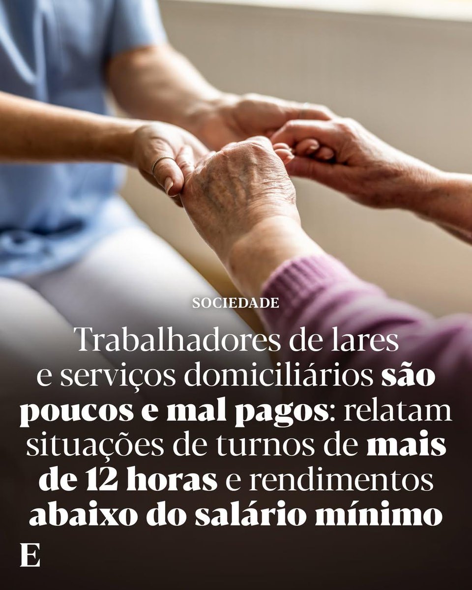 expresso's tweet photo. Portugal tem apenas 0,8 trabalhadores por cada 100 idosos a usufruir de cuidados, seja em lares, seja em serviço domiciliário: é o quinto pior país da OCDE no que toca à capacidade das redes de saúde dos idosos

Leia mais: https://t.co/KhK64fjoY1 https://t.co/i4O1XeQ6hX