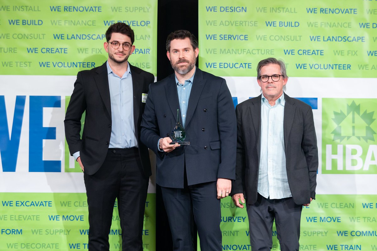 ConstellationHB's tweet photo. @ConstellationHB members presented the Consumer Choice Awards at the @WestEndHBA Awards of Distinction. A great evening recognizing builders who continue to raise the bar across our industry.

Congratulations to all the winners. 👏

#Homebuilders https://t.co/3bdyMBqlaM