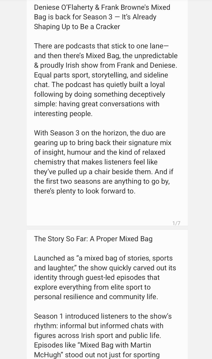 Mixed Bag Podcast tweet media