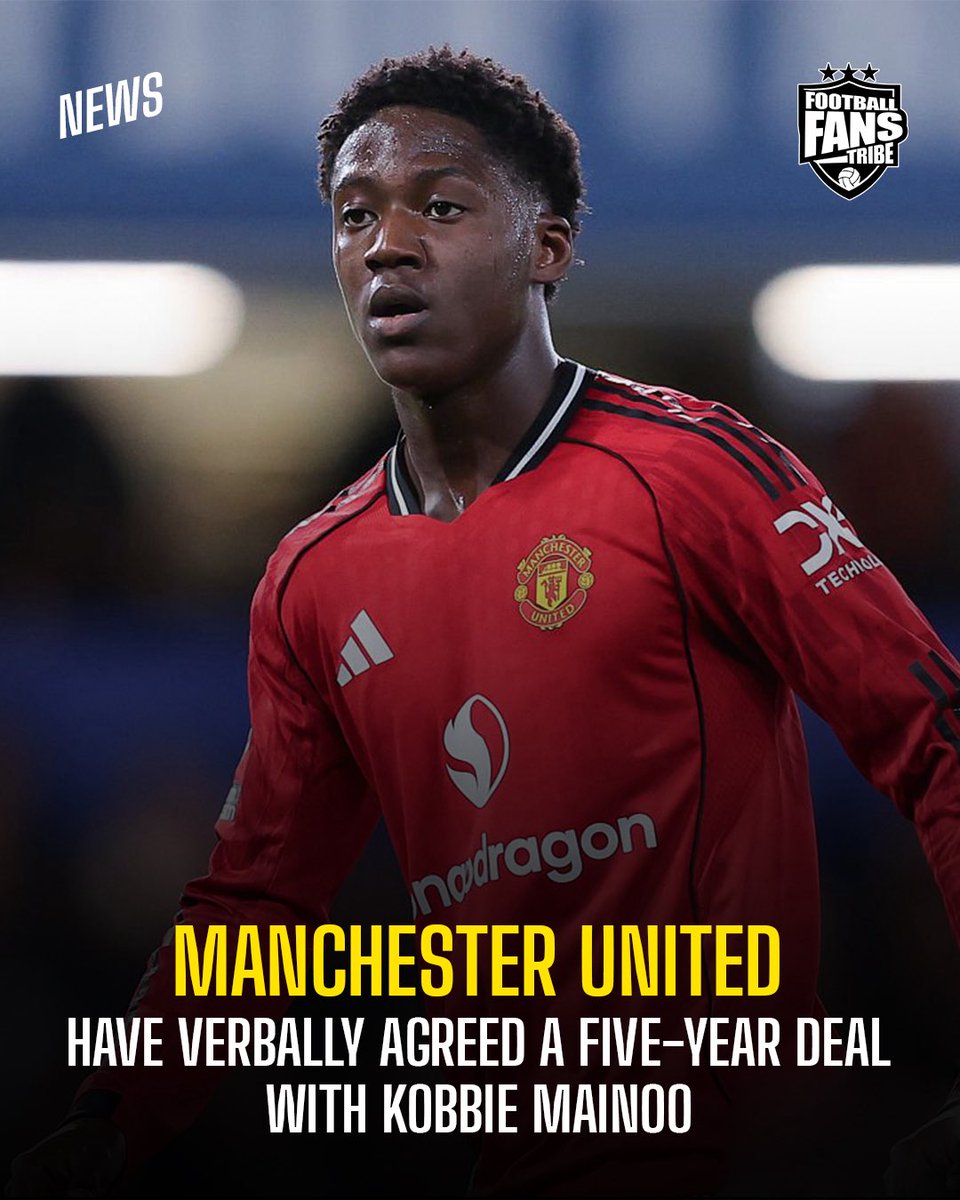 FansTribeHQ's tweet image. More years of Kobbie Mainoo at Manchester United ⏳

#mainoo #kobbiemainoo #manchesterunited