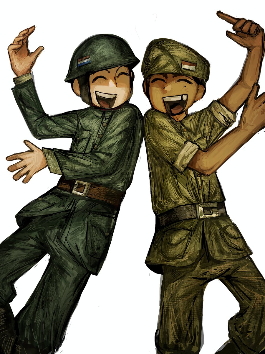 IDK_imweird23's tweet photo. The Netherlands and Indonesia if they were friends #drawingsㅤㅤ https://t.co/SCAT7ckjAz