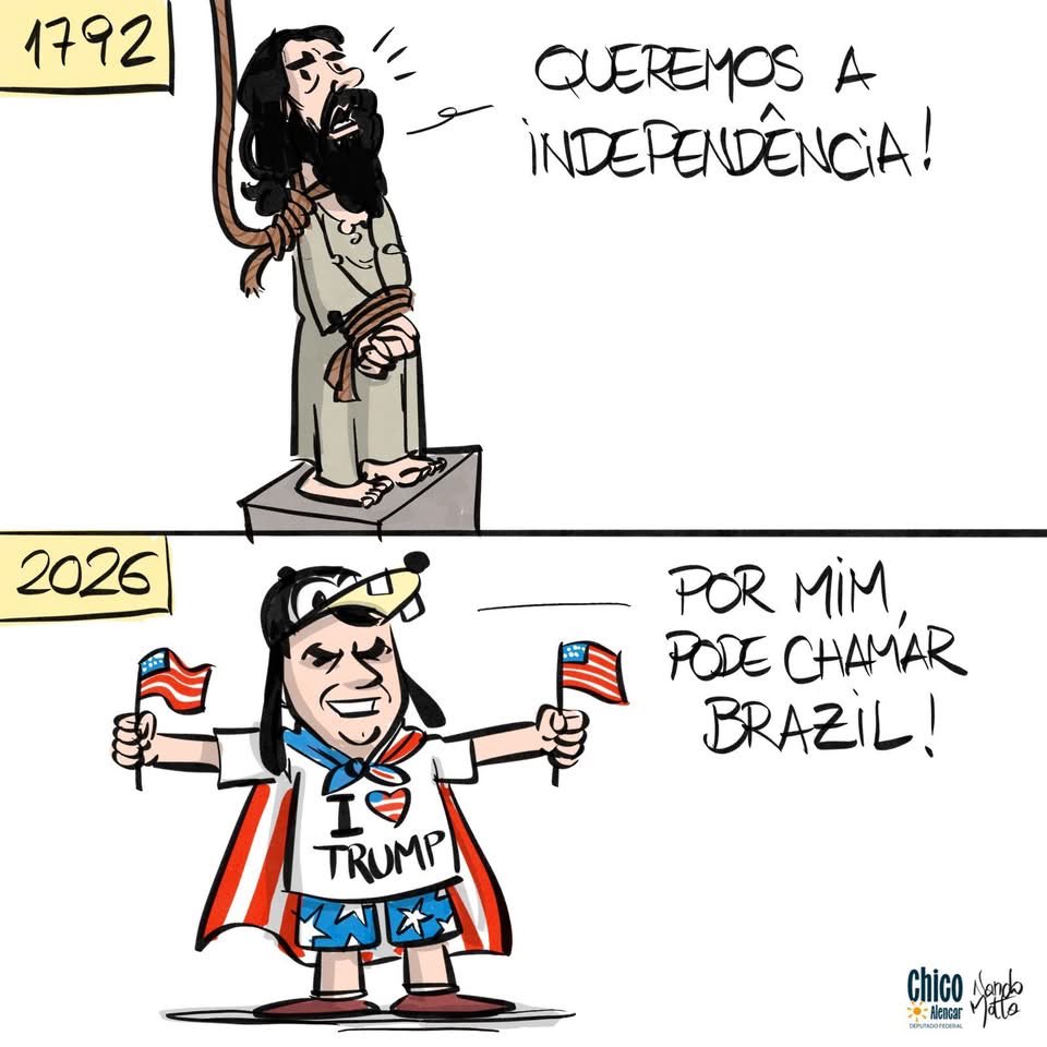 OS QUE SE ENTREGARAM (A UMA CAUSA) E OS ENTREGUISTAS

Ao longo da nossa História, há aqueles e aquelas que se entregaram a grandes causas, como Joaquim José da Silva Xavier, o Tiradentes, um dos líderes da Conspiração Mineira.

Mas há também os que, vassalos, se submeteram e se