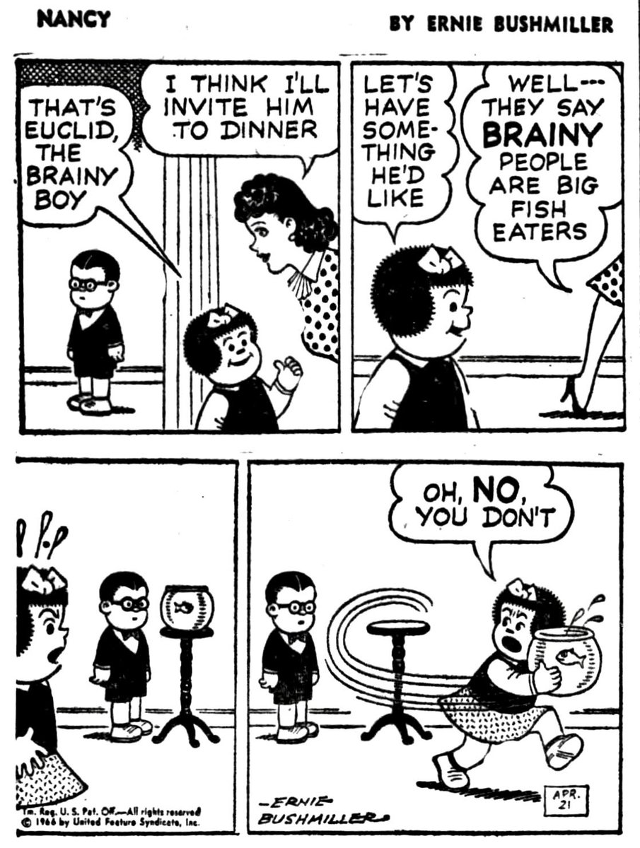 Nancy Comics by Ernie Bushmiller tweet media