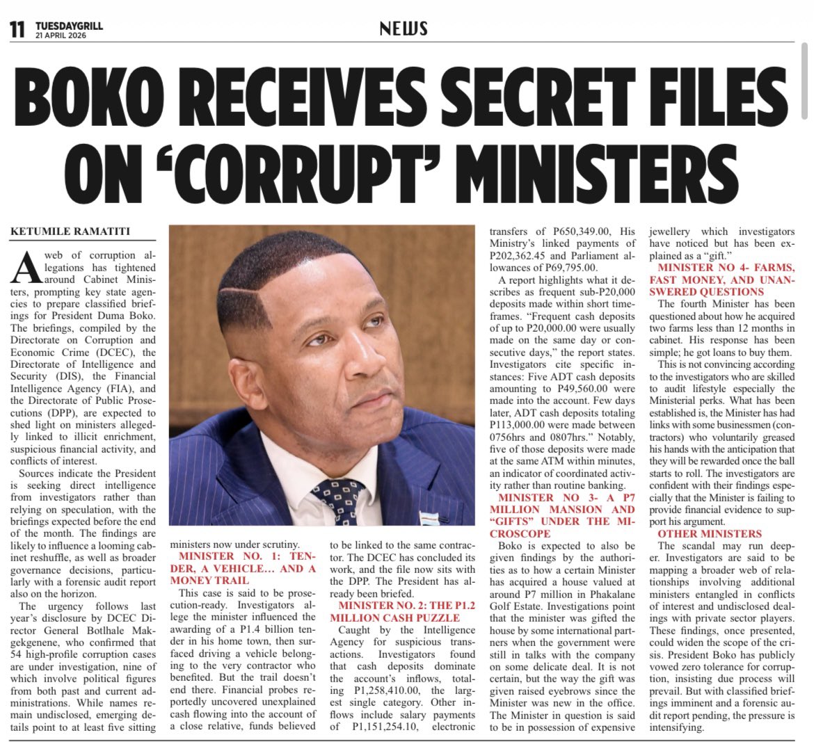 African Politicians! Koore you waive billions of Pulas of tax to be paid by an International org to your country in exchange to a house? Reminds me of how Shaka was given a mirror by Colonisers so that he looks at himself the whole day, in exchange of the people's land. Re itoile