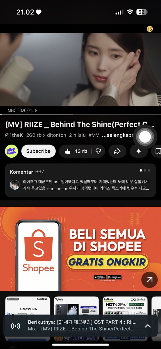 povbylilee's tweet image. 🧡BRIIZE STREAMING PARTY🧡

RIIZE - Behind The Shine (Perfect Crown OST Part.4)

🔗 youtu.be/hwQh8LYCamQ?si…

Special tags: @Halfofmeis @DhieChanz @chippiechan 

RIIZE OST OUT NOW

#RIIZE_BehindTheShineOST
#라이즈_비하인드더샤인OST
#RIIZE #라이즈