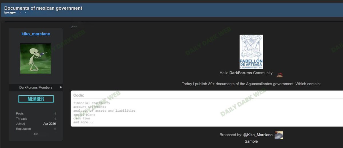 Dark Web Intelligence tweet media