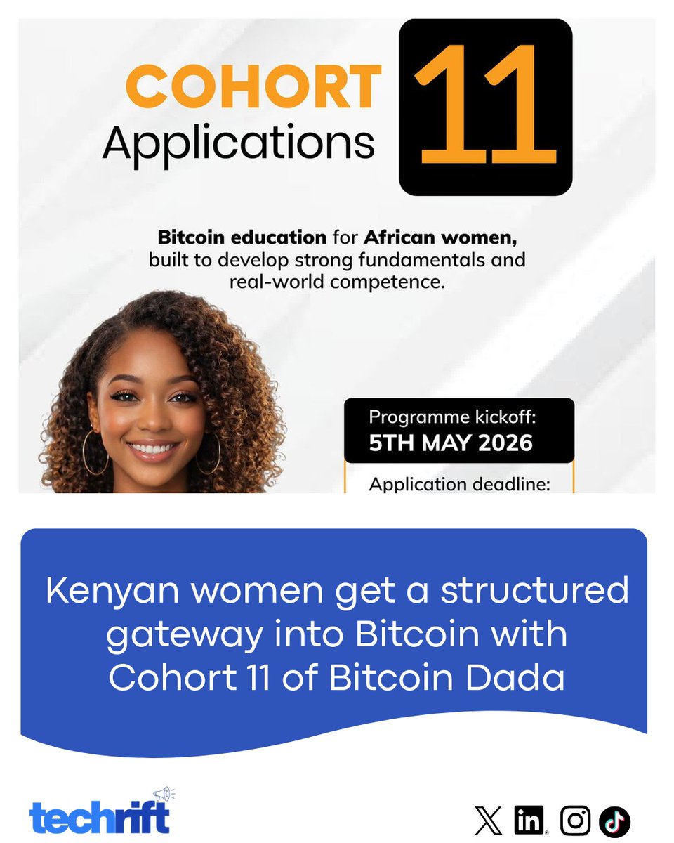 Kenyan women can join Bitcoin Dada's Cohort 11.