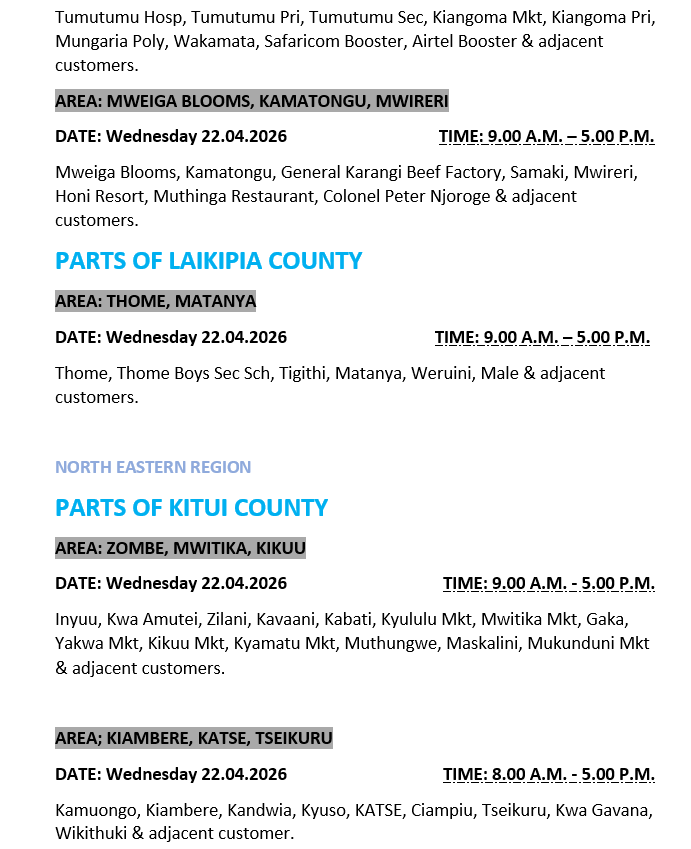 Kenya Power tweet media