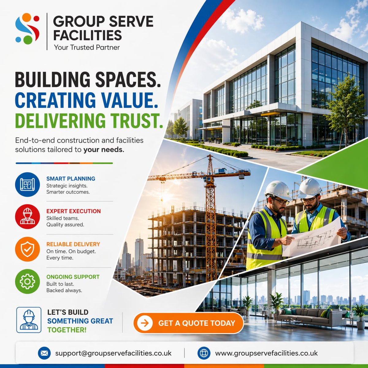 groupservefm's tweet image. Build Smart. Build Better. 🏗️
Need reliable construction &amp;amp; fit-out support without delays?  We deliver fast, efficient, and high-quality results for your commercial projects.
👉 DM “QUOTE” now for quick pricing &amp;amp; expert guidance.
#ConstructionServices #CommercialConstruction