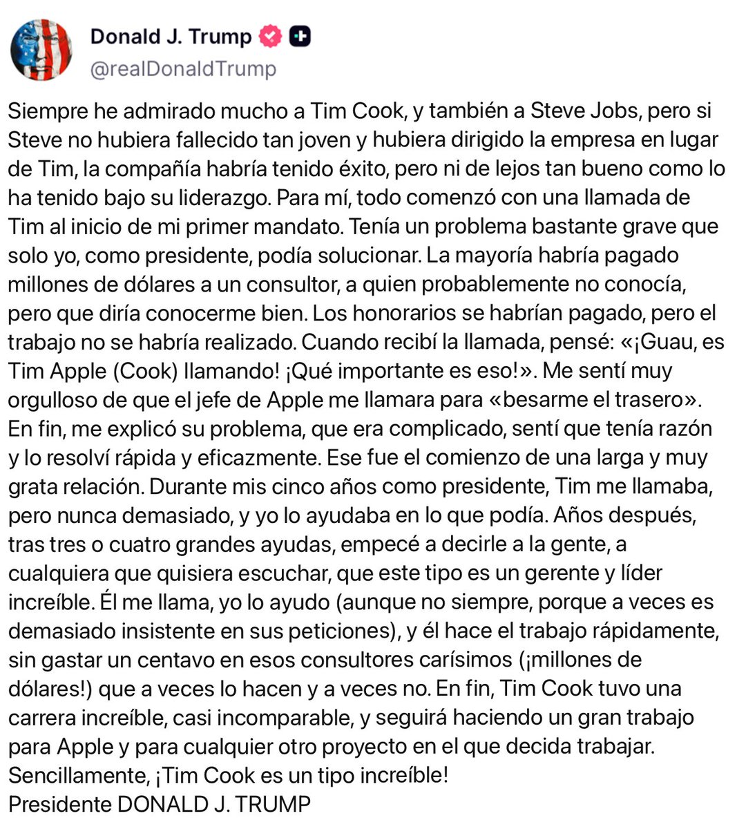 Donald Trump en Español tweet media
