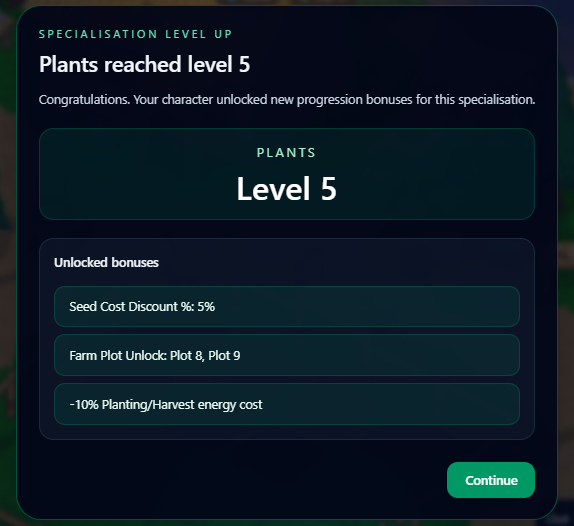 AquaDash25's tweet photo. 🌱 Plant Specialization Level 5 reached!

🌾 No new seeds unlocked, but the perks are still solid

💸 Enjoying the discount and reduced energy cost for planting!

#rootsandloots #RTLT #Polygon @0xPolygon  #Web3Farm https://t.co/A3xAD0glfa